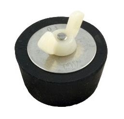 #10 Rubber Expansion Plug With Nylon Wing Nut