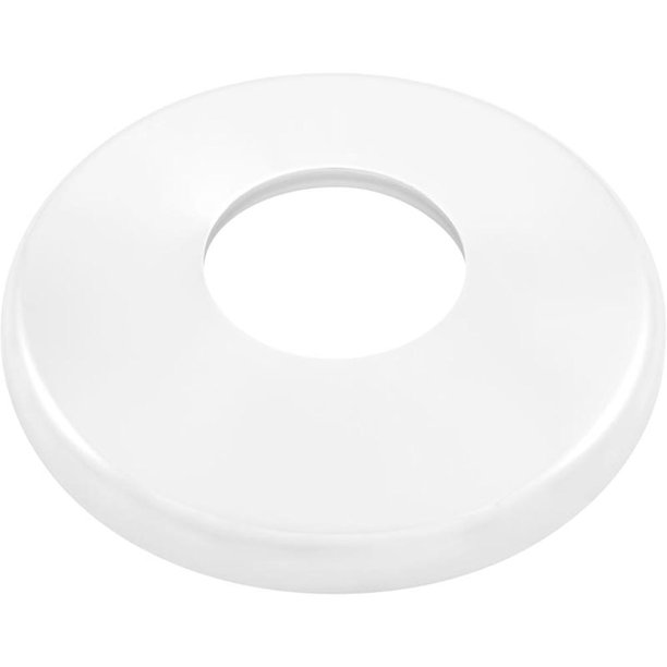 White Cycolac Escutcheon 5in