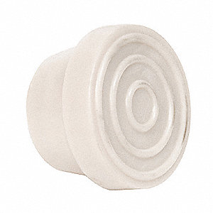 Pool Ladder Rubber Bumper, Male, White