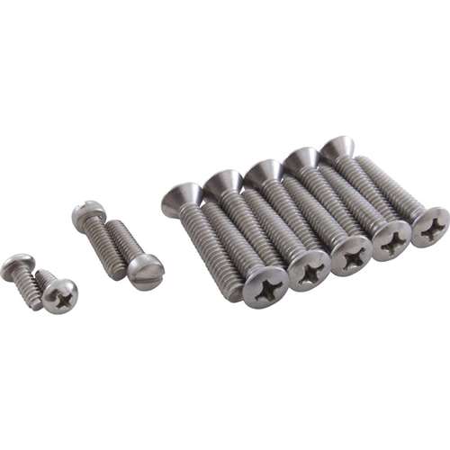 Screw kit, niche, std. 10 hole, 1-3/8 in.