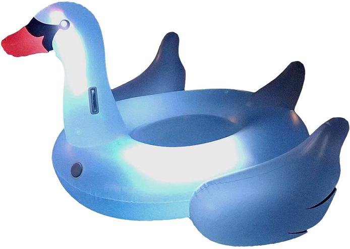 Giant LED Light Up Swan