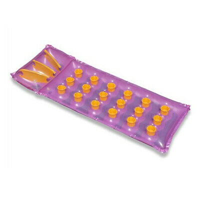 76in 18 Pocket Inflatable Mattress- Pink